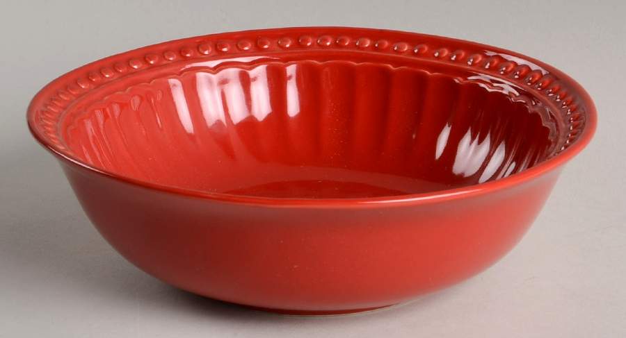 Villa Bottega Red Soup/Cereal Bowl by Gourmet Expressions-1