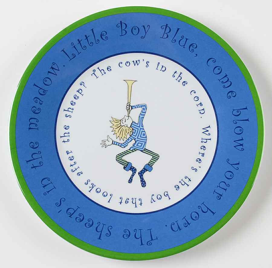 Little Boy Blue Melmac/Melamine Child's Plate by Gorham-1