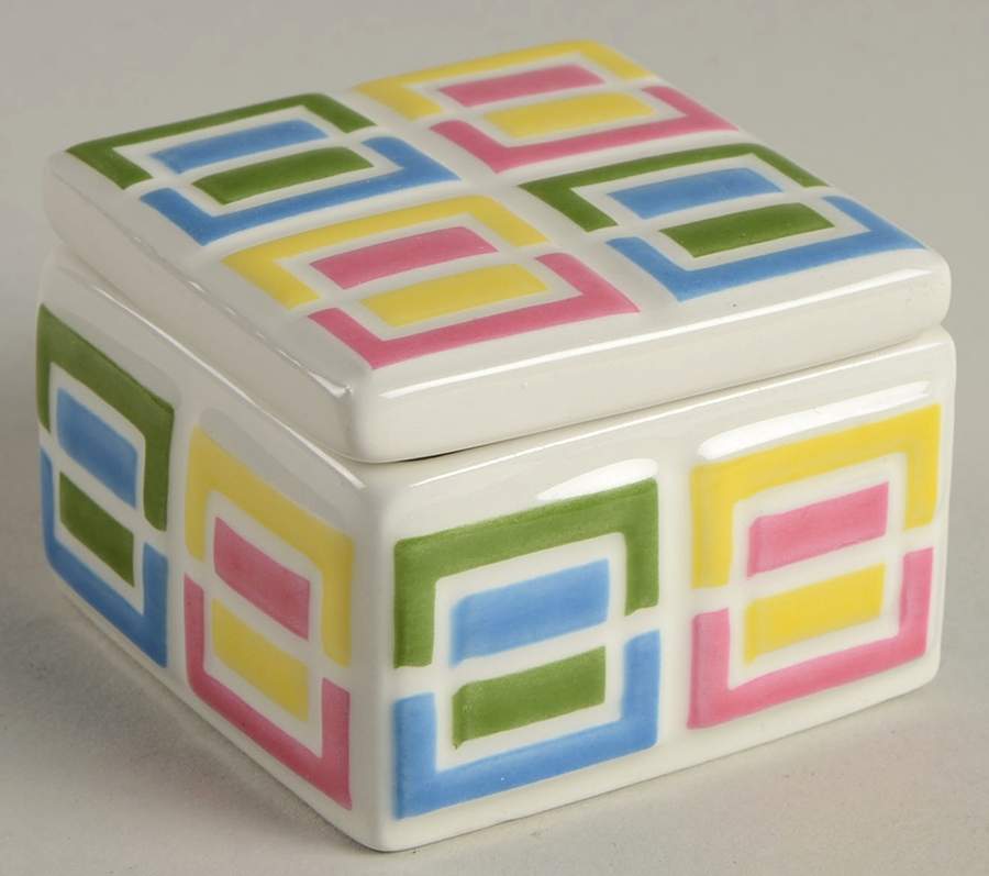 Pitter Patter Square Box with Lid by Gorham-1