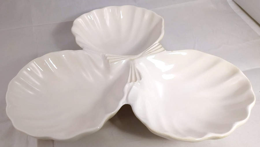 She Sells Seashells 3 Part Shell Shaped Dish by Gorham-1
