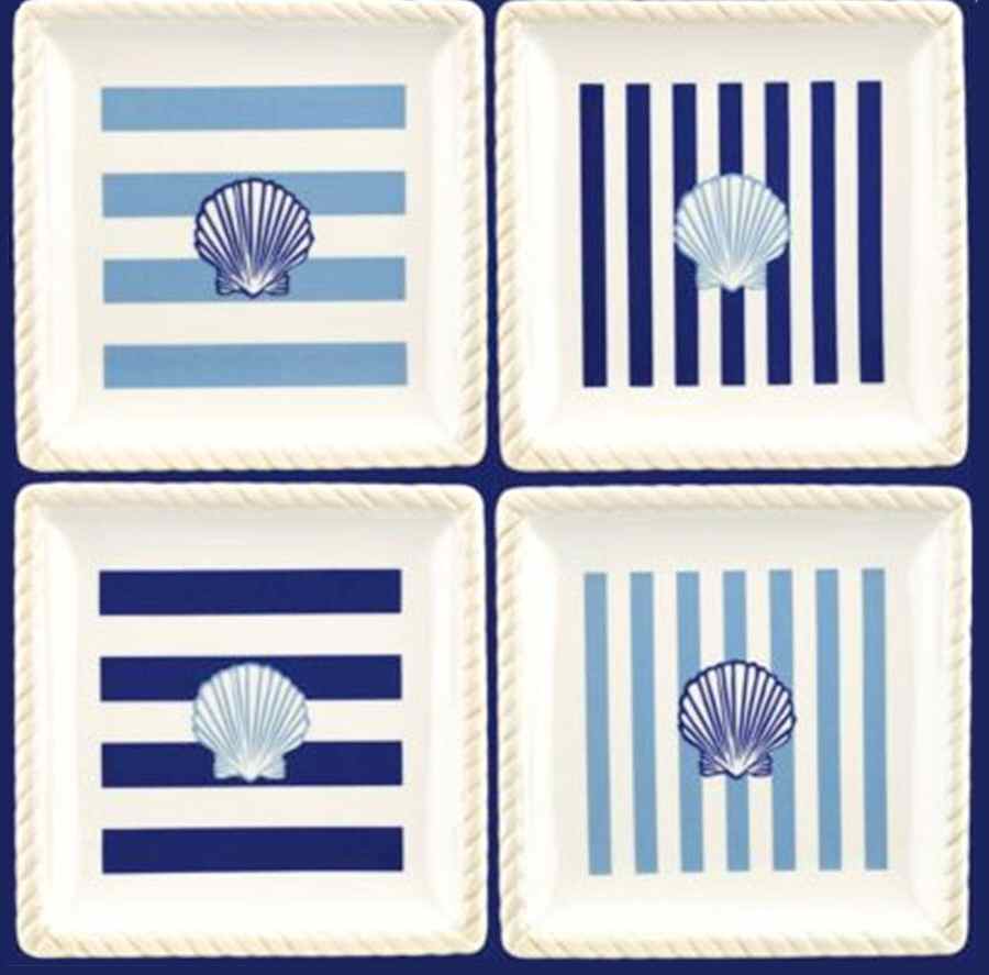 She Sells Seashells Salad/Dessert Plate by Gorham-1