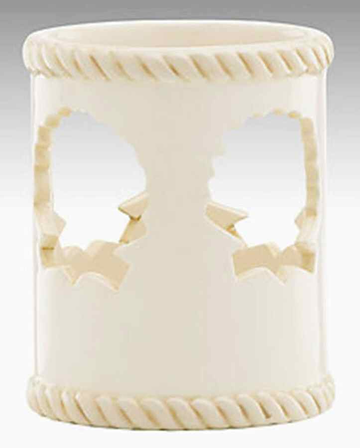 She Sells Seashells Small Pierced Votive Candleholder by Gorham-1