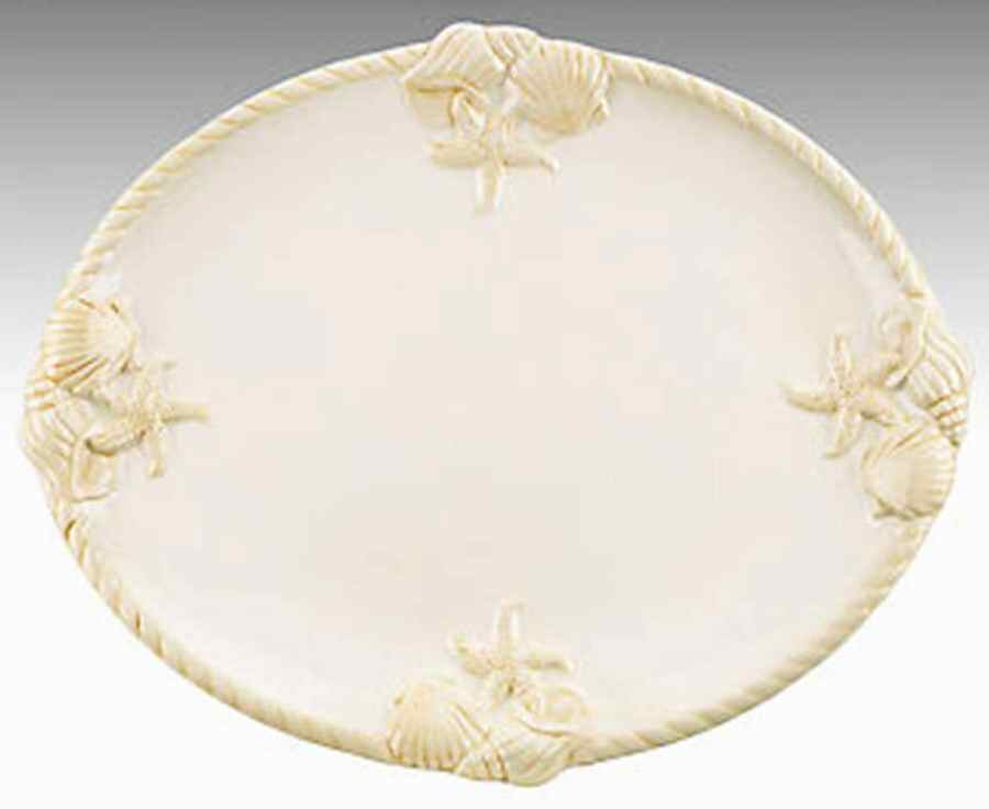 She Sells Seashells 15" Oval Serving Platter by Gorham-1