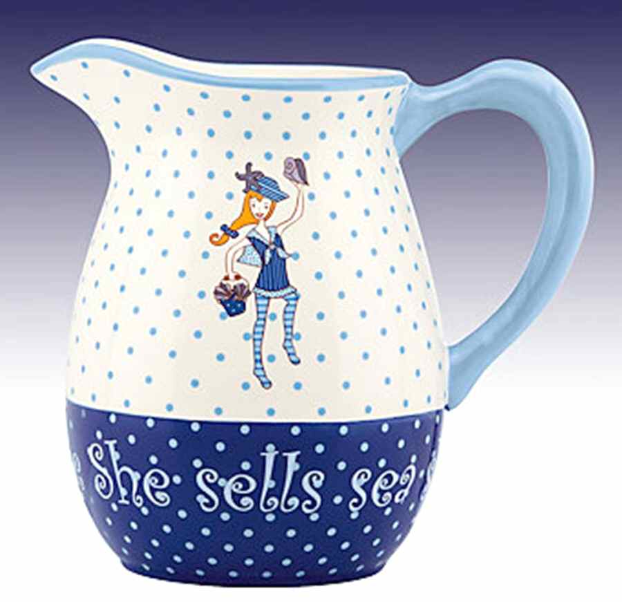 She Sells Seashells 52 Oz Pitcher by Gorham-1