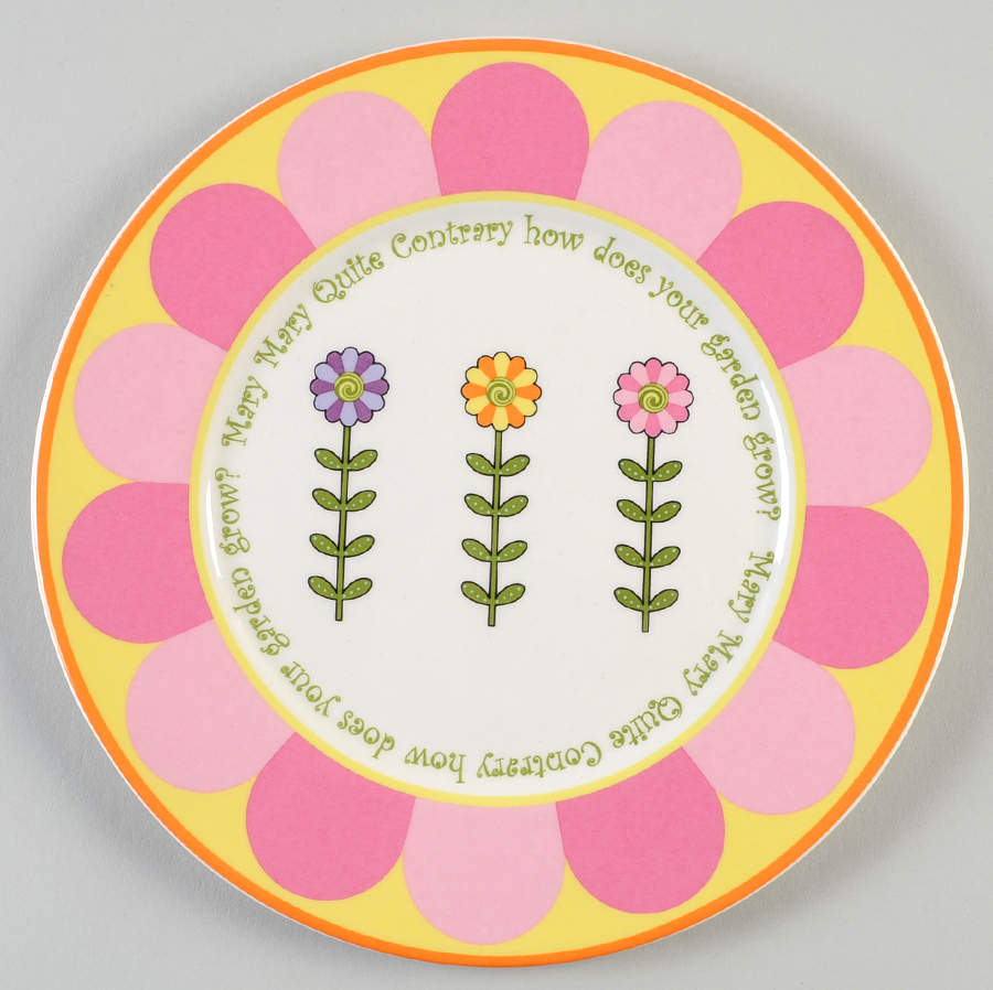 Mary Mary Quite Contrary Salad/Dessert Plate by Gorham-1