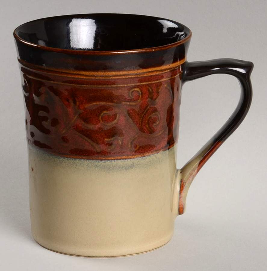 Villa Adriana Burgundy Mug by Gibson Designs-1