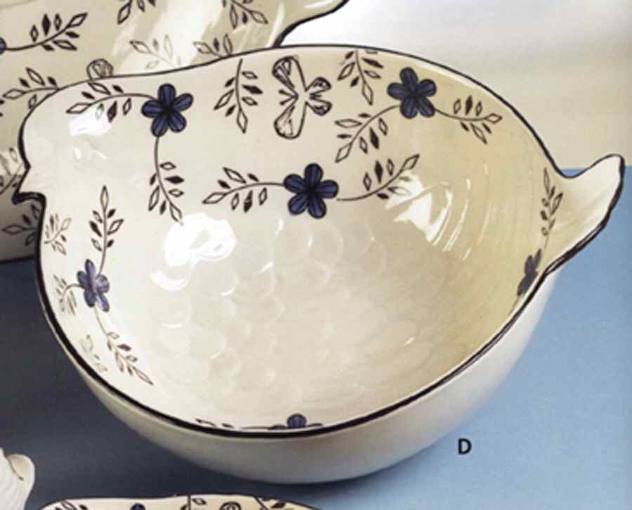 Song Bird 8" Salad Serving Bowl by Global Amici-1