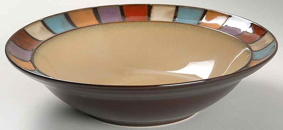 Mesa Mosaic Soup/Cereal Bowl by Gibson Designs-1