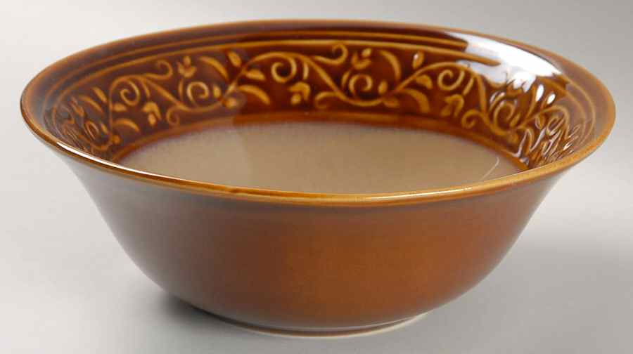 Villa Adriana Tan Soup/Cereal Bowl by Gibson Designs-1