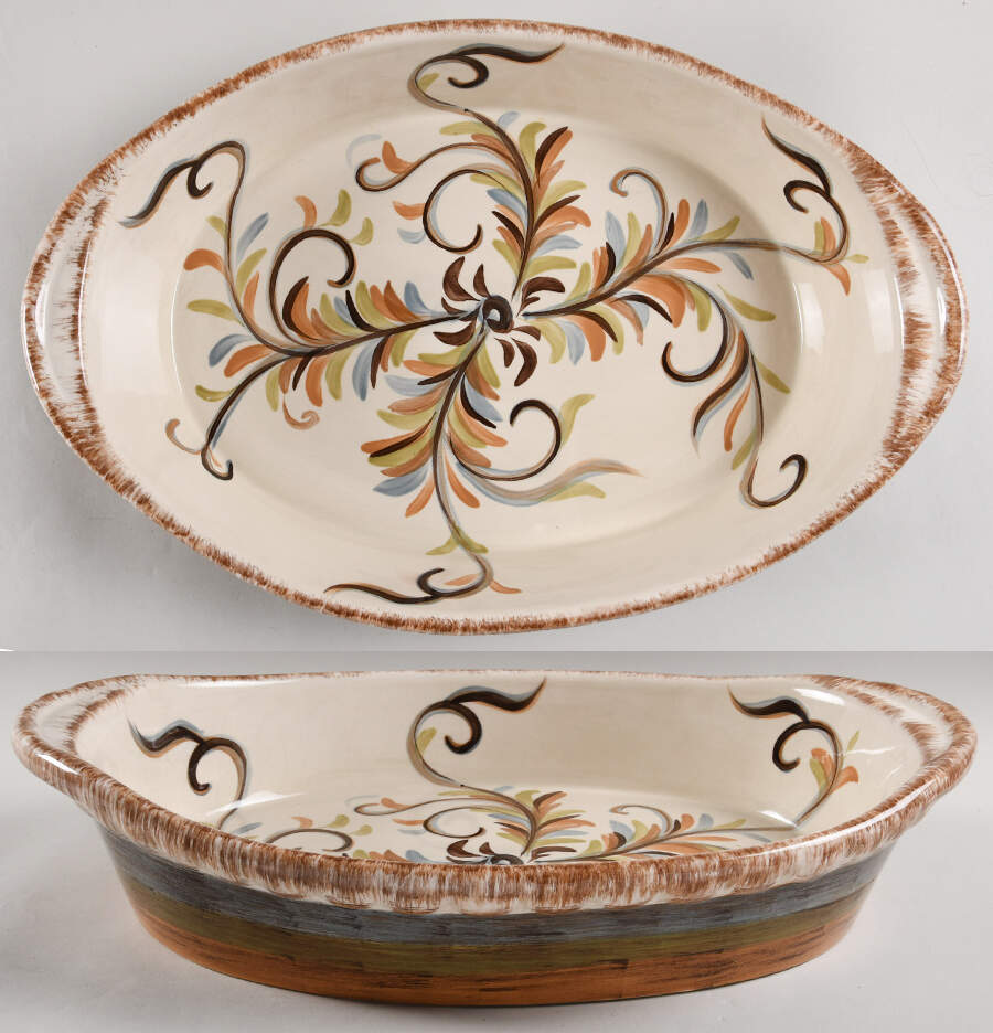 Alfresco 17" Oval Baker by Gail Pittman-1