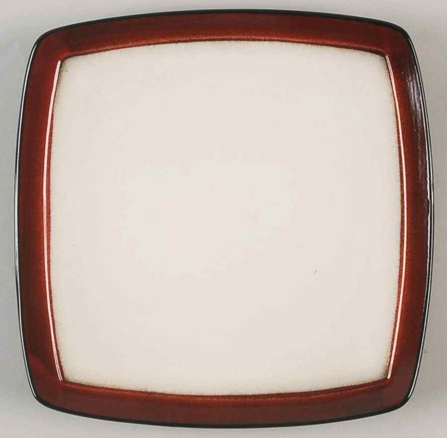 Bustamante Red Salad Plate by Gibson Designs-1