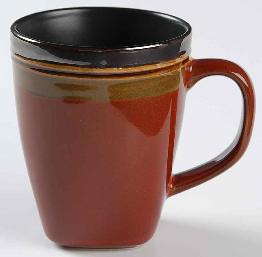 Cafe Rustica Burgundy Mug by Gibson Designs-1