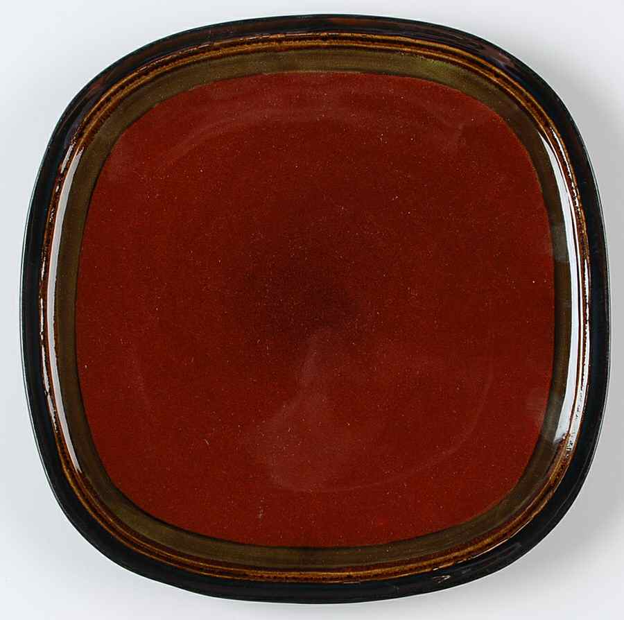 Cafe Rustica Burgundy Dinner Plate by Gibson Designs-1