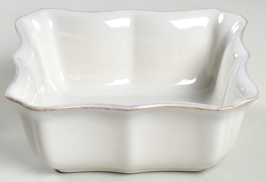 Indico White Square Soup/Cereal Bowl by Grande Living-1