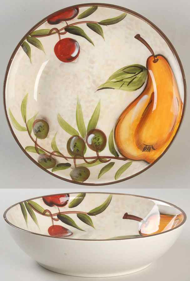 Bella Napoli 8" Individual Pasta Bowl by Gibson Designs-1