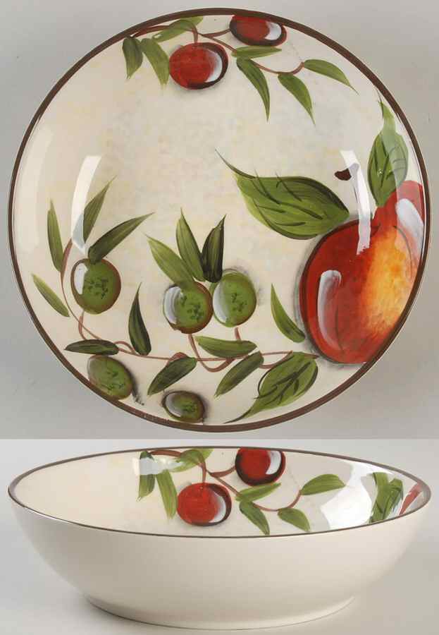 Bella Napoli 8" Individual Pasta Bowl by Gibson Designs-1
