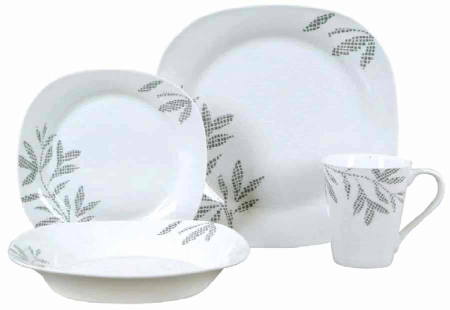 Mystic Leaf Dinner Plate by Gibson Designs-1