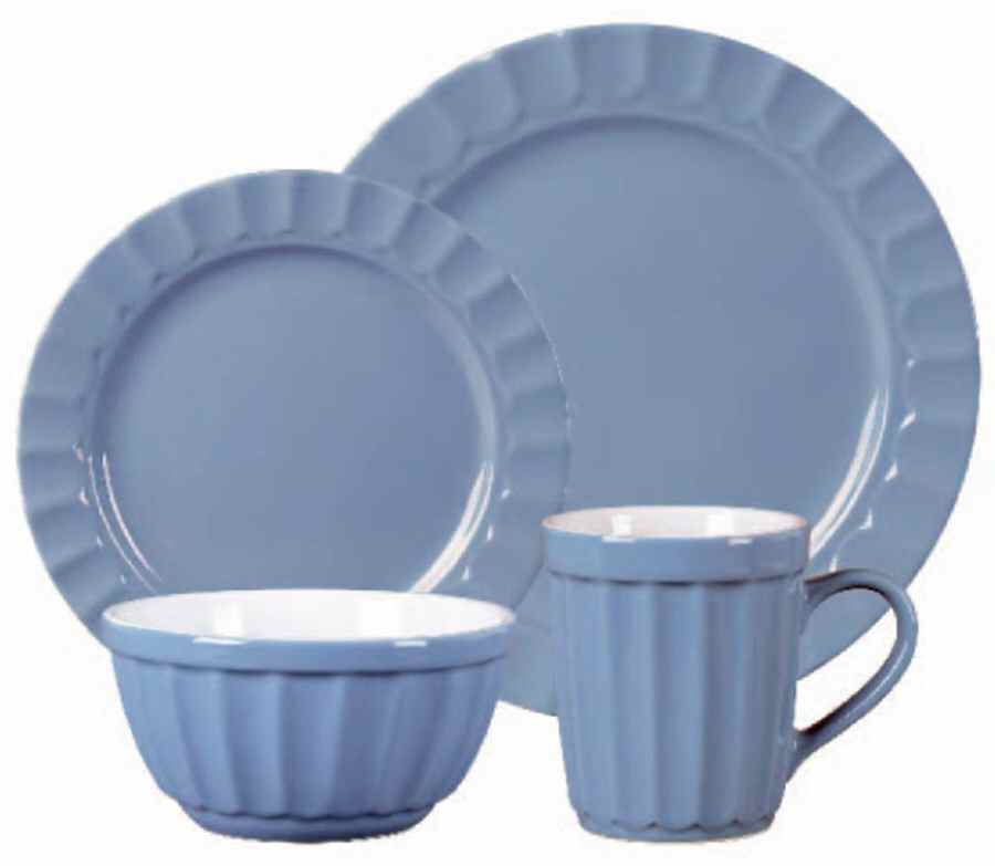 Montcrest Blue Dinner Plate by Gibson Designs-1