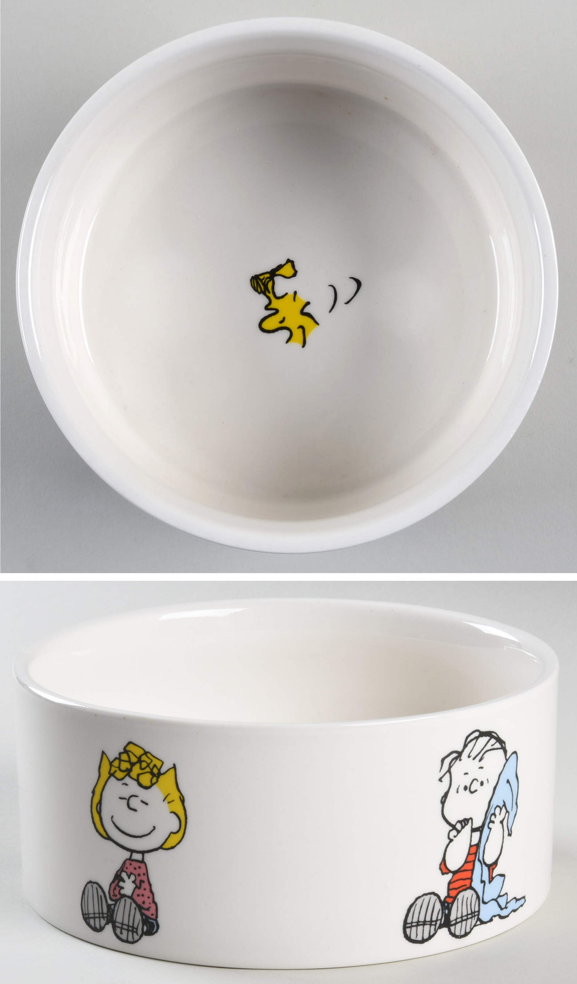Peanuts Now and Then Medium Pet Bowl by Gibson Designs-1