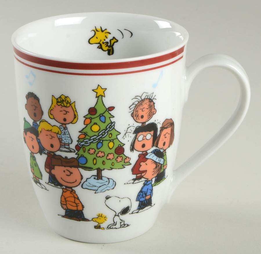 Peanuts Christmas Carols Mug by Gibson Designs-1