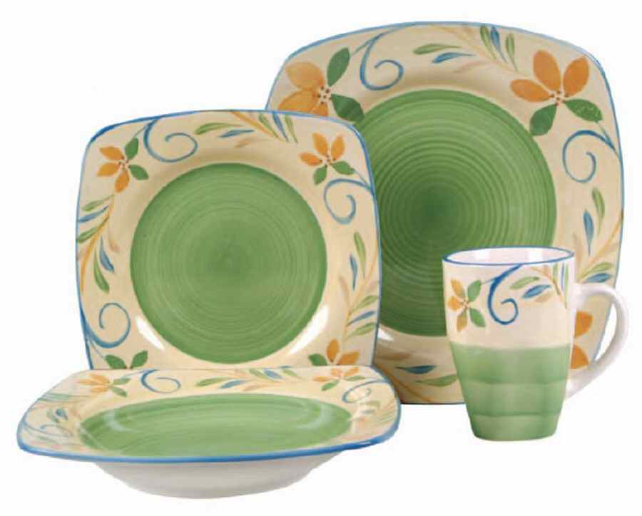 Pienza Dinner Plate by Gibson Designs-1