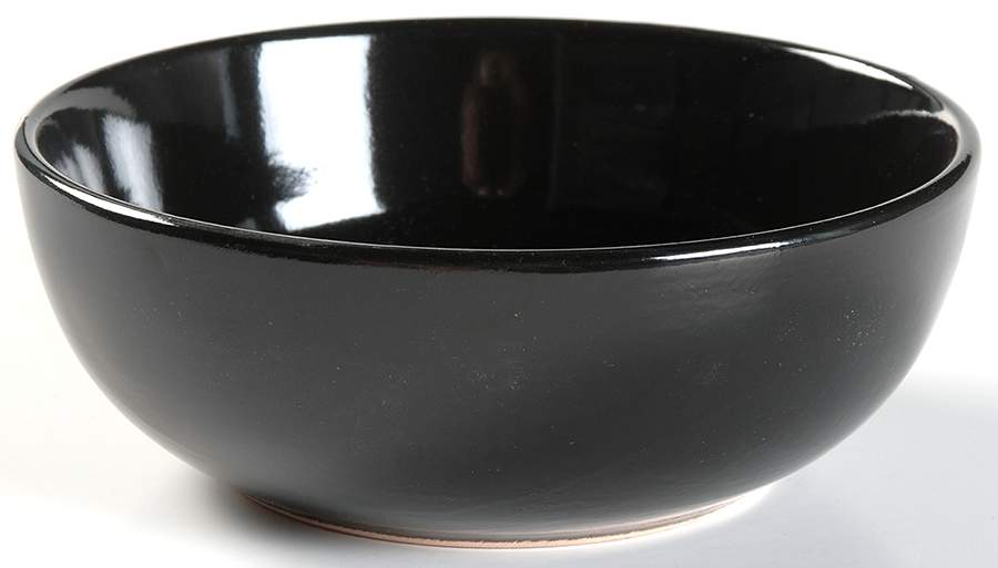 Simpliss Black Individual Soup/Salad Bowl by Gibson Designs-1