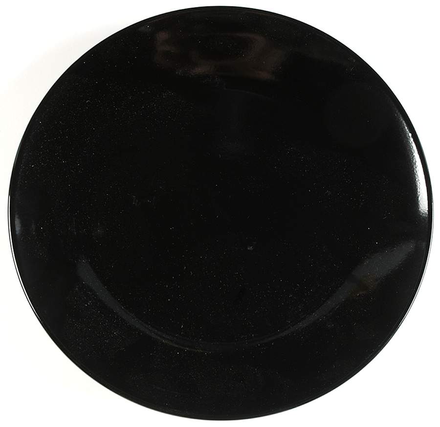 Simpliss Black Dinner Plate by Gibson Designs-1
