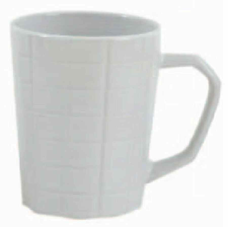 White Texture Mug by Gibson Designs-1
