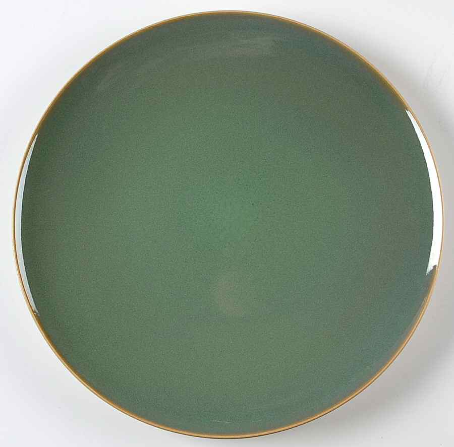 Urban Bistro Green Dinner Plate by Gibson Designs-1