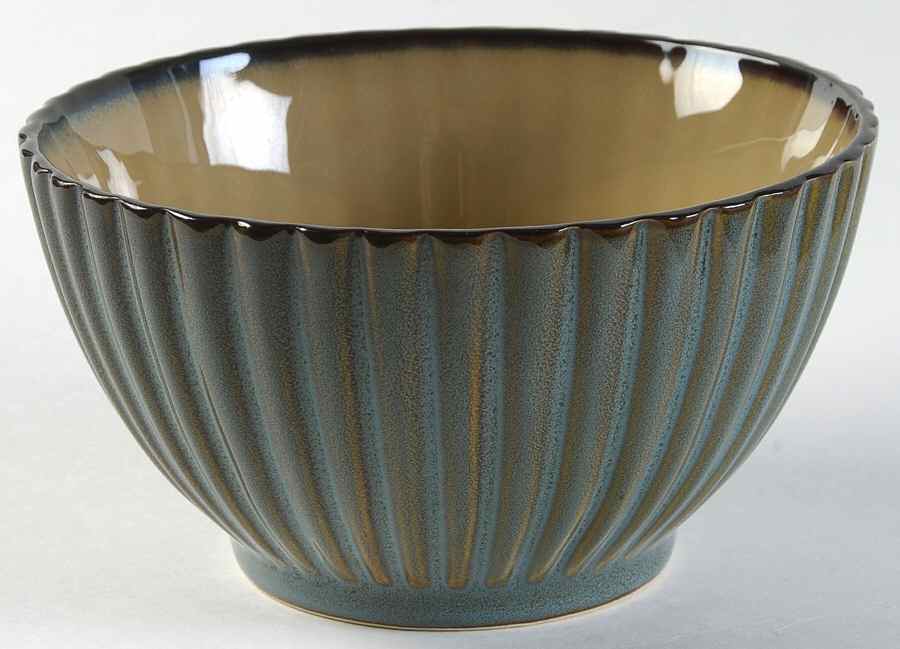 Terra Monte Blue Individual Soup/Salad Bowl by Gibson Designs-1