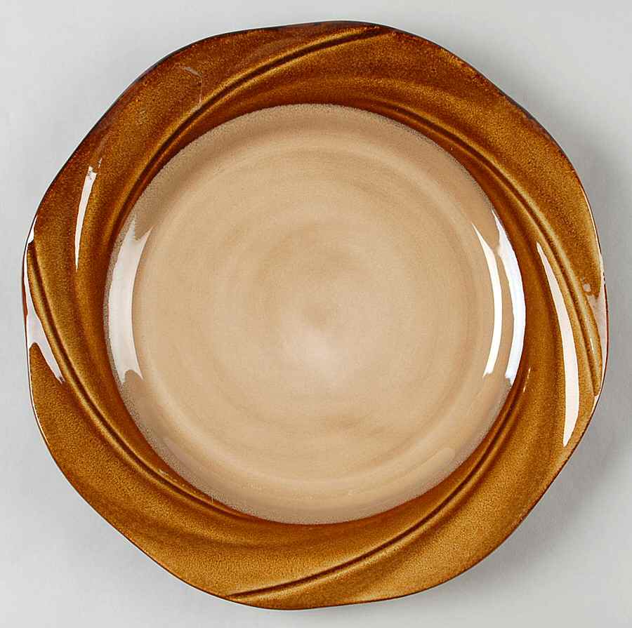 Brandia Amber Dinner Plate by Gibson Designs-1