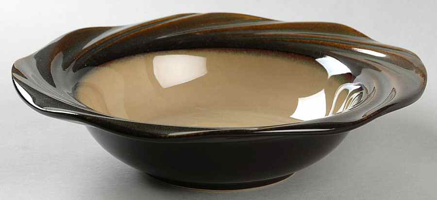Brandia Green Individual Soup/Salad Bowl by Gibson Designs-1