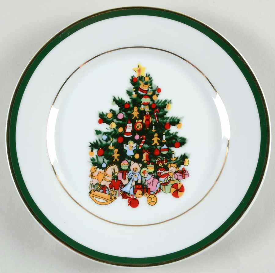 Christmas Morning Salad/Dessert Plate by Gibson Designs-1