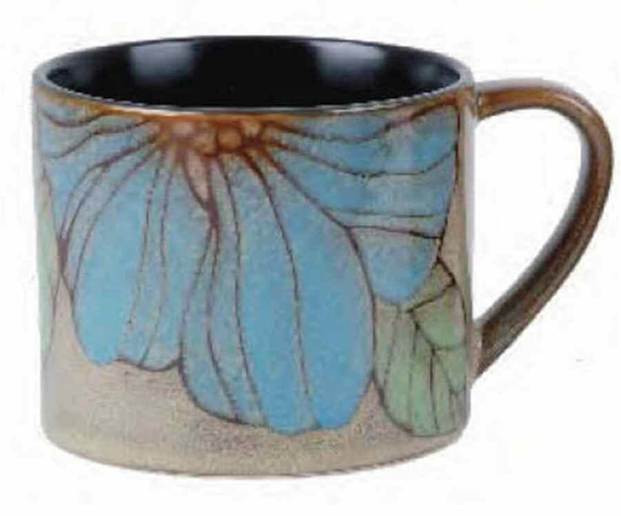 Volac Flower Latte Mug by Gibson Designs-1