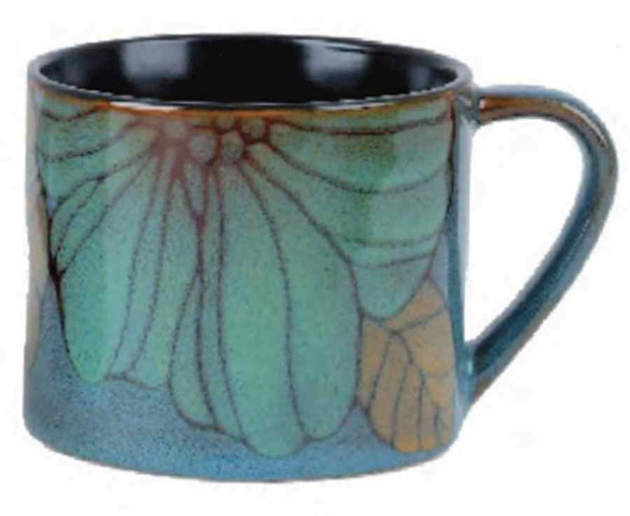 Volac Flower Latte Mug by Gibson Designs-1