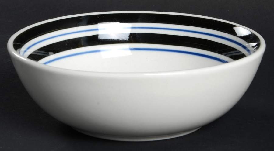Main Elements Black Individual Soup/Salad Bowl by Gibson Designs-1