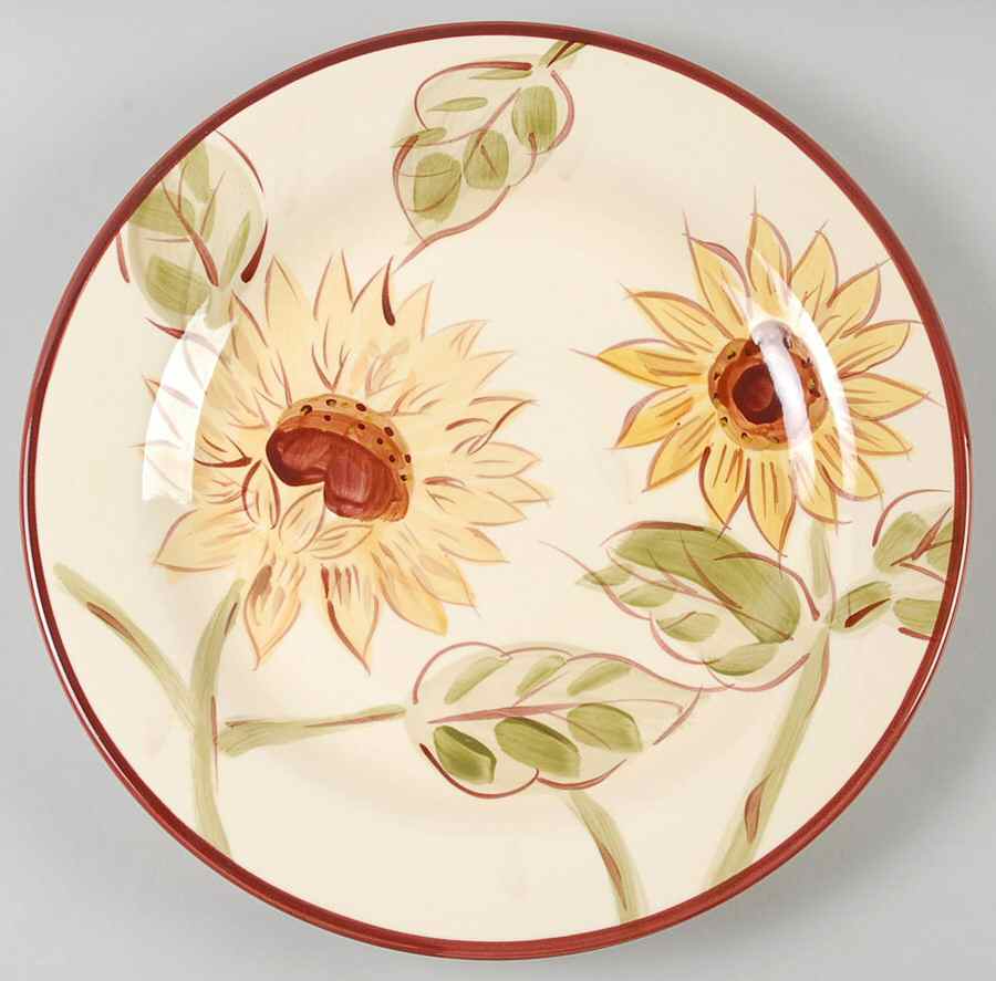 Garden Flowers Dinner Plate by Gibson Designs-1