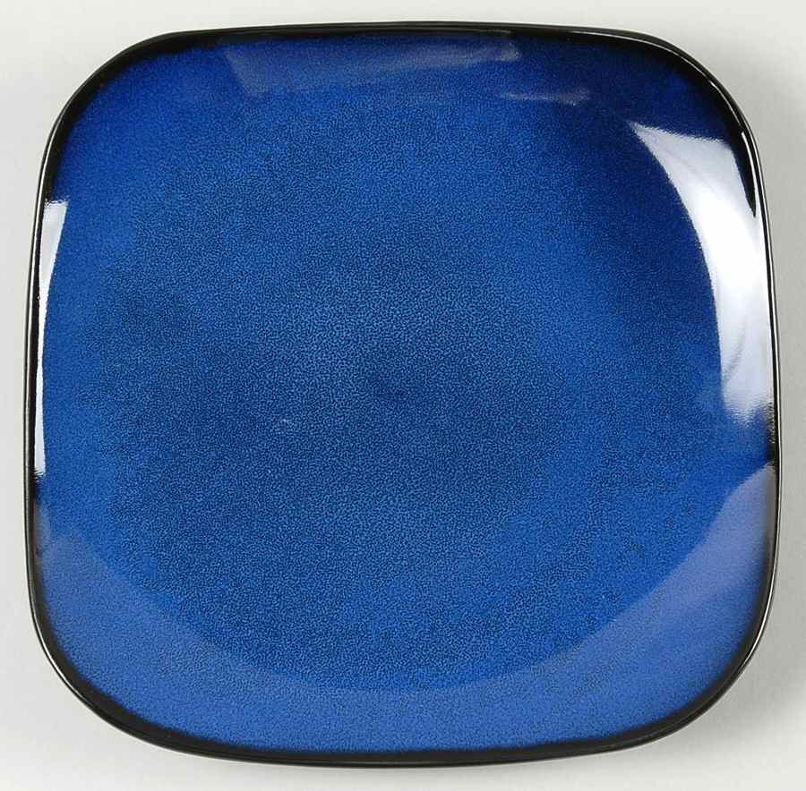 Lacerta Cobalt Blue Salad/Dessert Plate by Gibson Designs-1