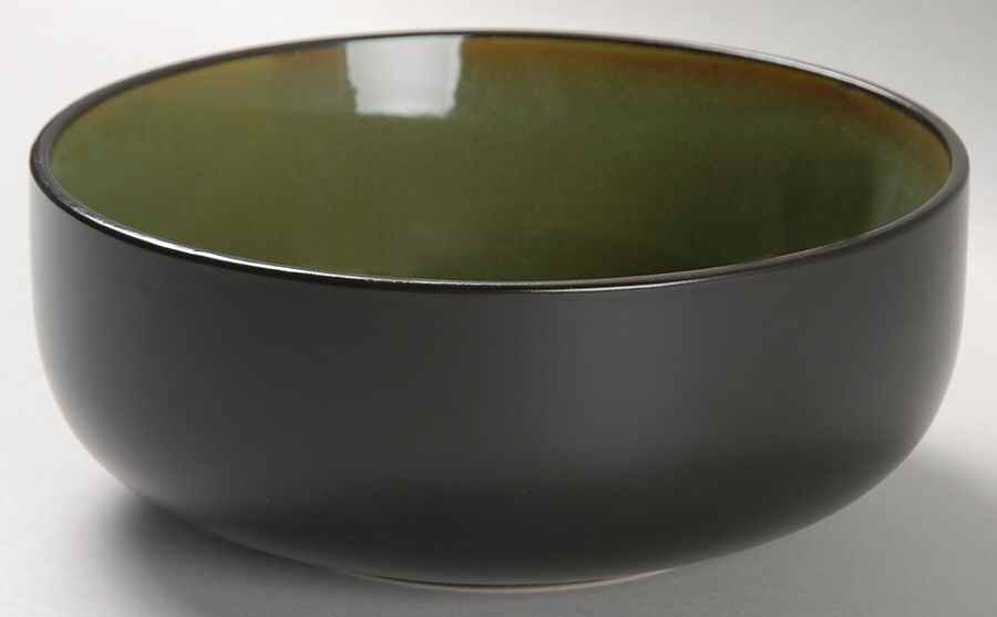 Lacerta Green Individual Soup/Salad Bowl by Gibson Designs-1