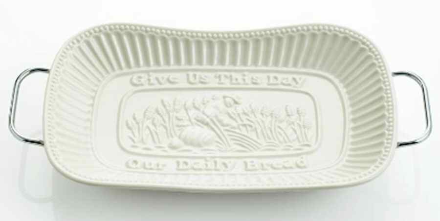 Siena Bread Tray & Metal Stand by Godinger-1