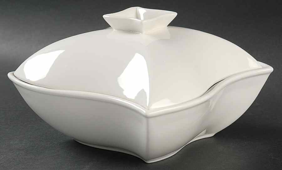 Siena 1 Qt Square Covered Casserole with Ceramic Lid by Godinger-1
