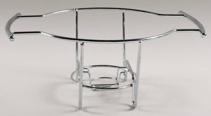 Natural Curve Metal Stand for 1 Qt Square Covered Casserole by Godinger-1