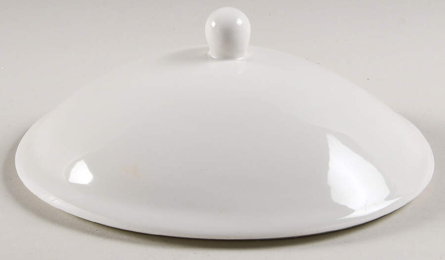 Natural Curve Ceramic Lid for 1 Qt Square Casserole by Godinger-1