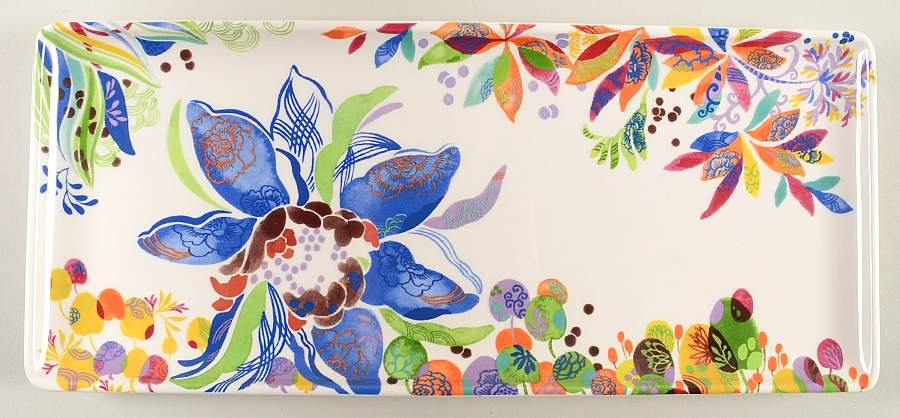 Eden Oblong Tray 14" by Faiencerie De Gien-1