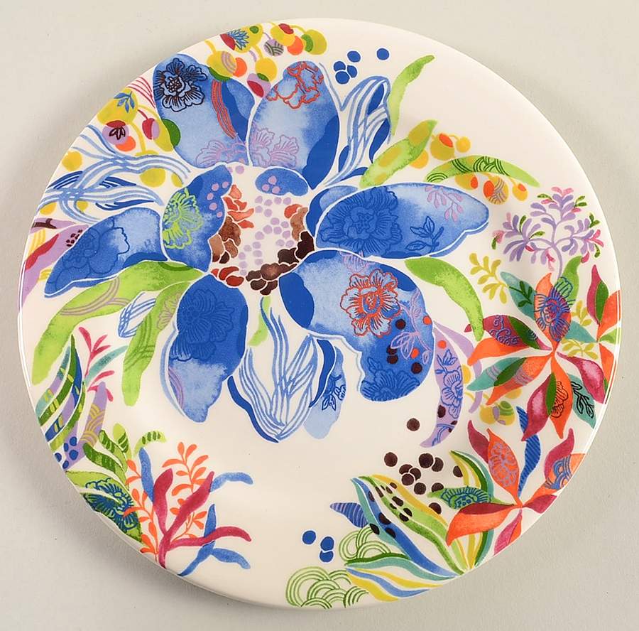 Eden Salad/Dessert Plate by Faiencerie De Gien-1