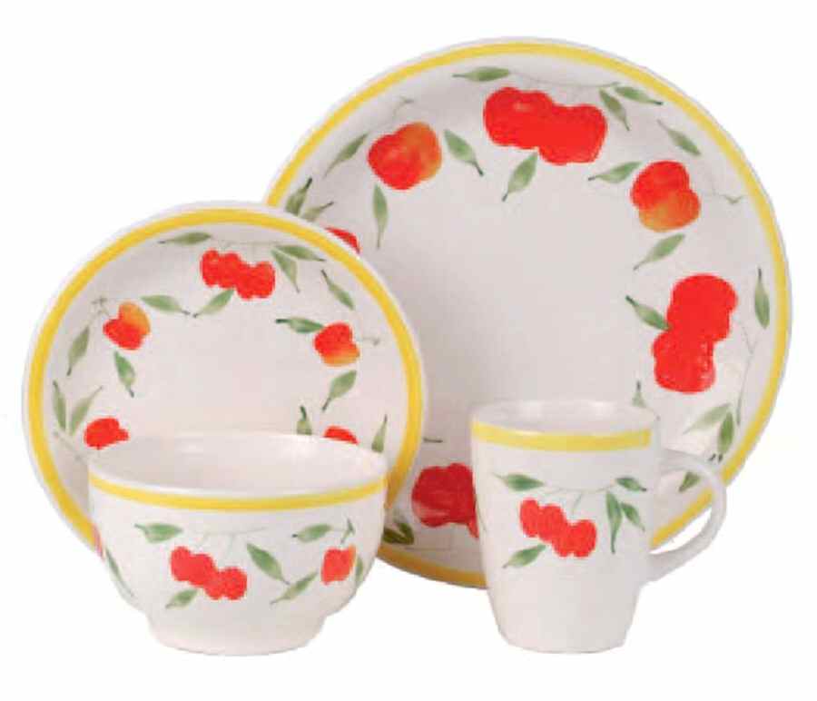 Fresh Harvest Apple Dinner Plate by Gibson Designs-1