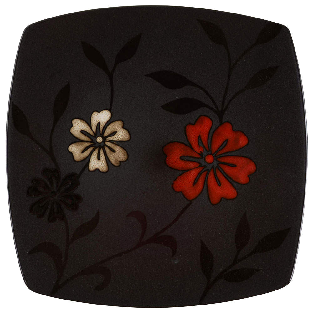 Evening Blossom Square Dinner Plate by Gibson Designs-1