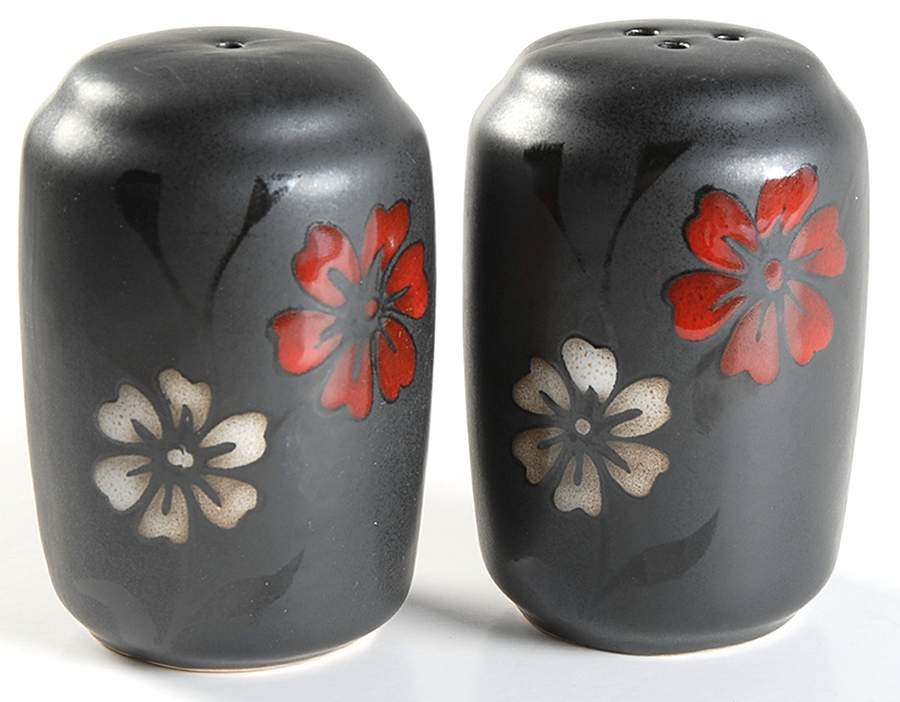 Evening Blossom Salt & Pepper Set by Gibson Designs-1