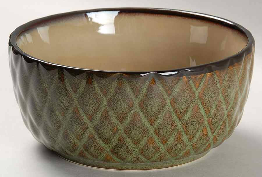Diamond Peak Individual Soup/Salad Bowl by Gibson Designs-1