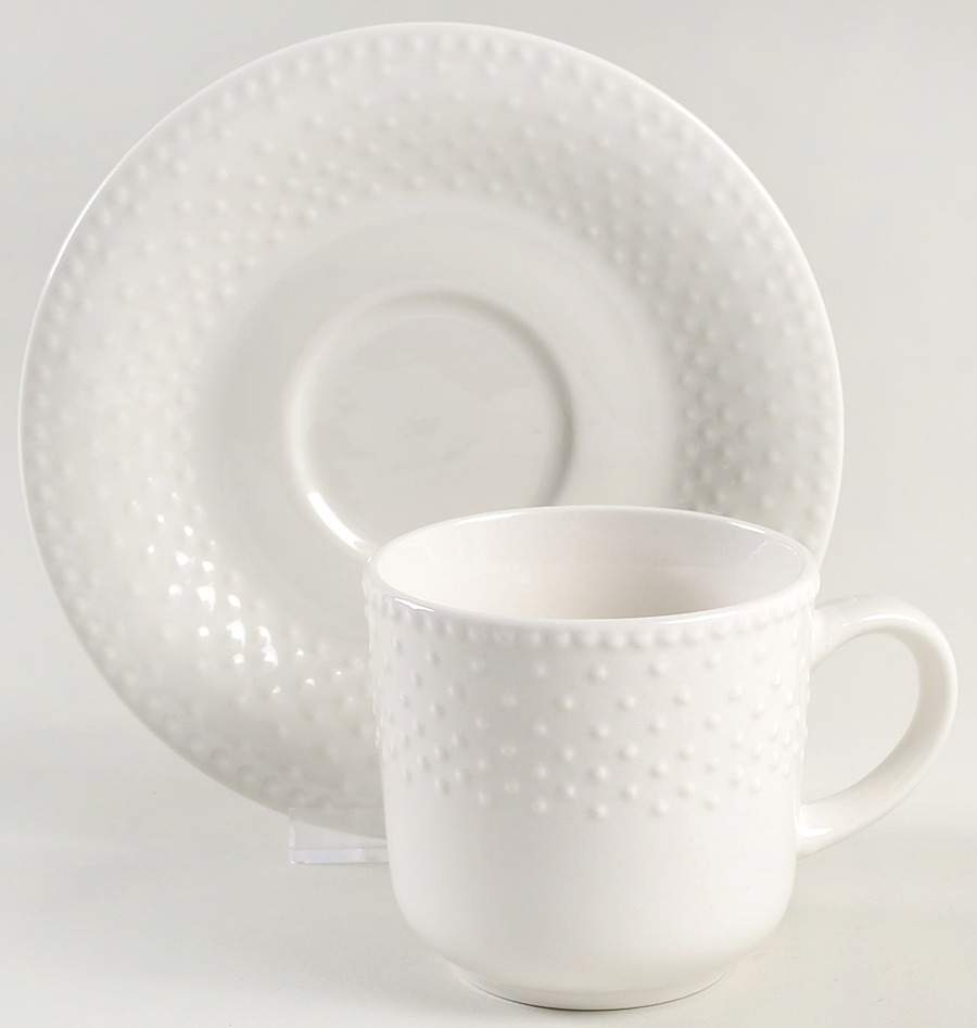 GID271 Flat Cup & Saucer Set by Gibson Designs-1